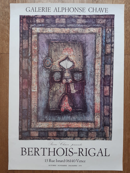 Berthois Rigal original art poster - 19.7"×28.7" (50×73cm)