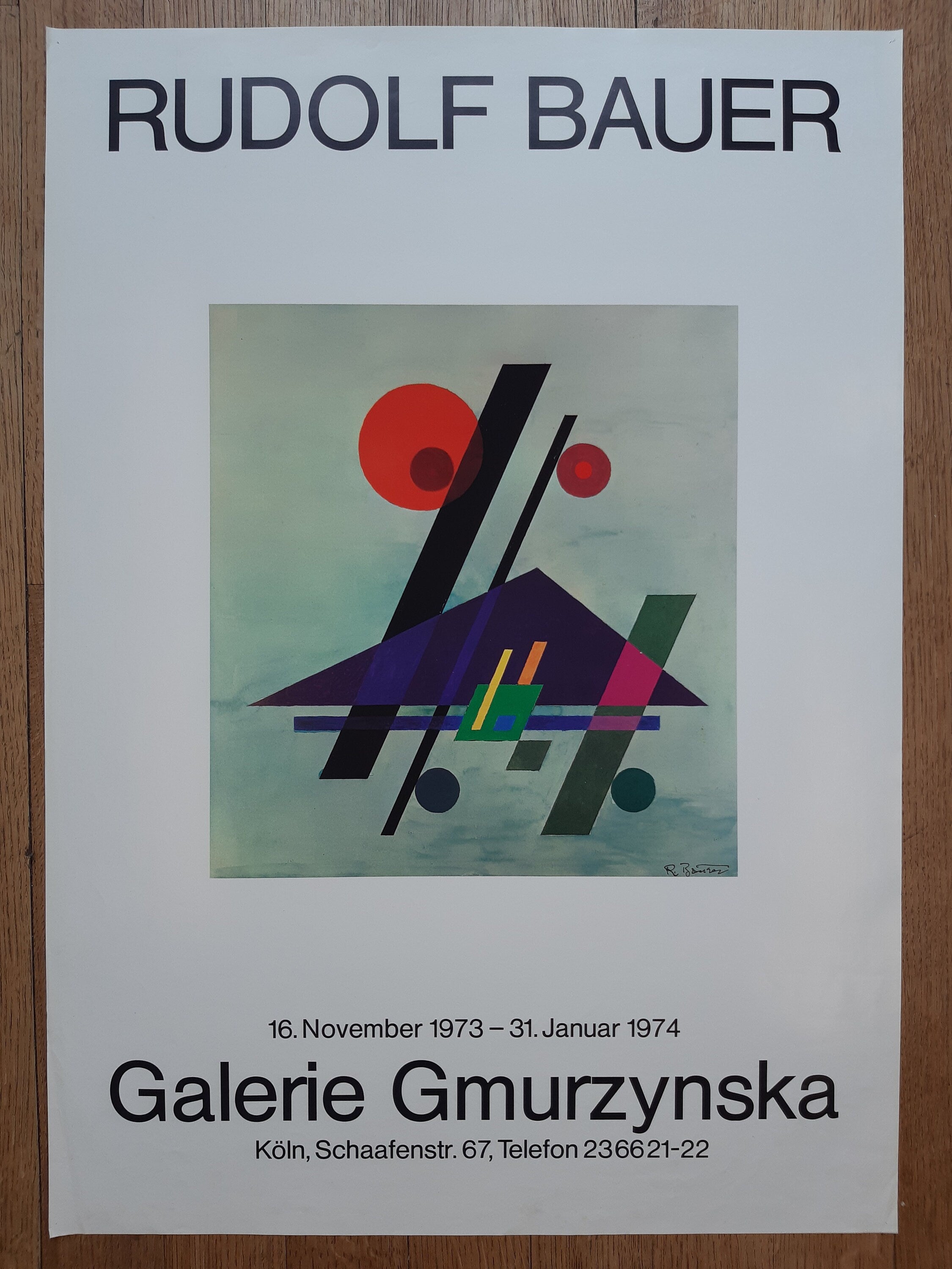 Affiche originale de Rudolf Baur - 59,4×84cm (23.4"×33.1")