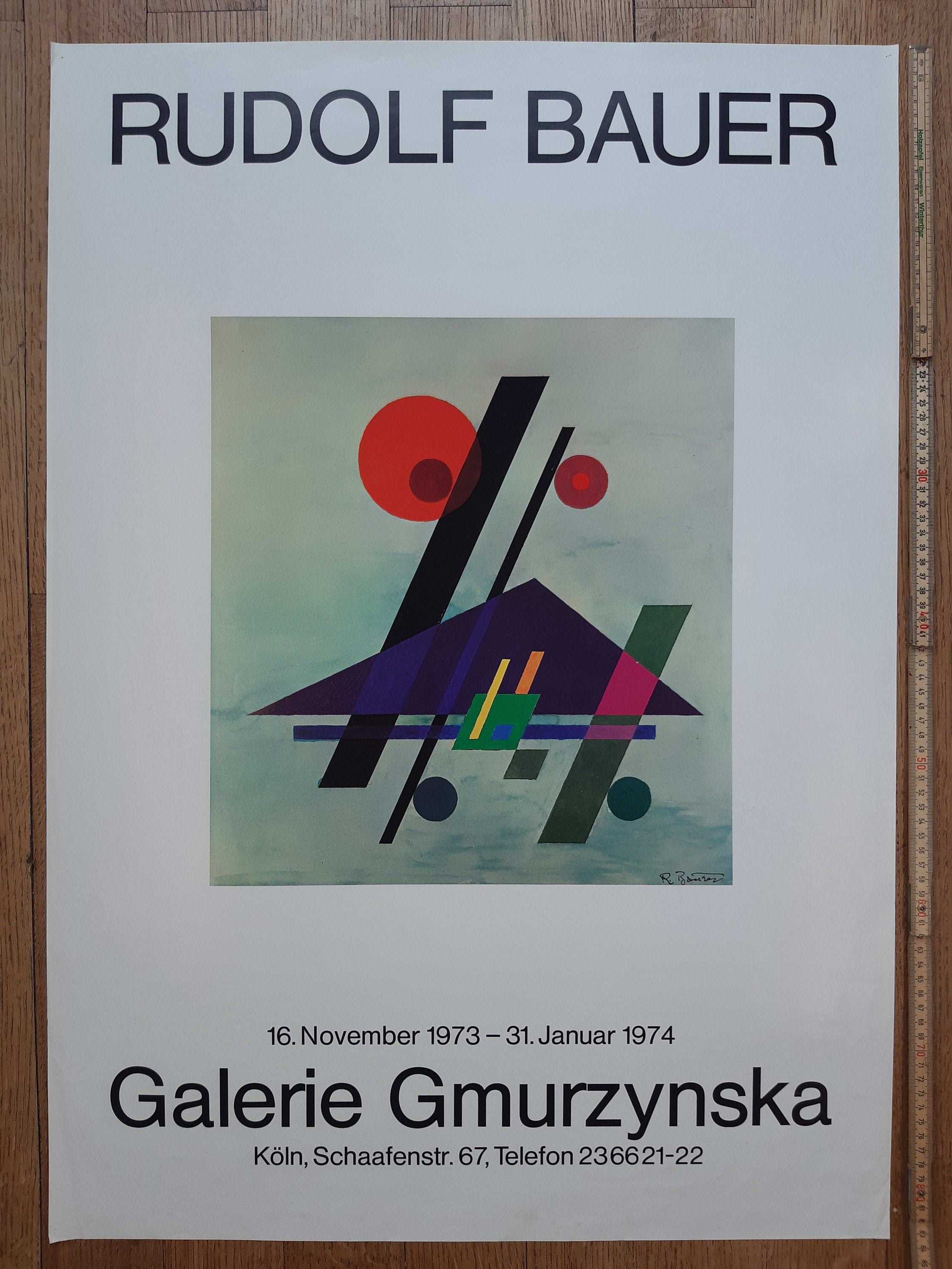 Affiche originale de Rudolf Baur - 59,4×84cm (23.4"×33.1")