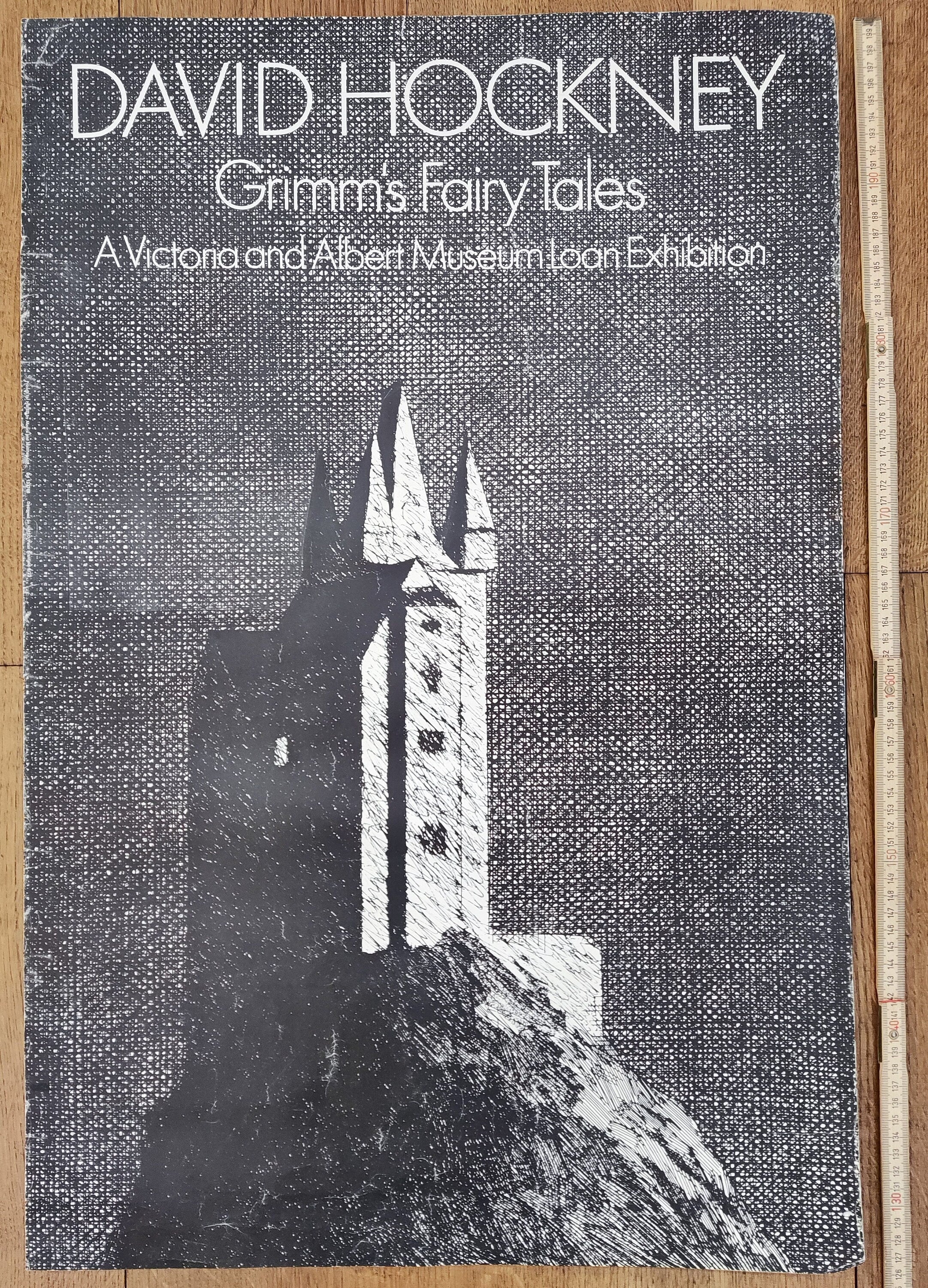 David Hockney original art poster - 19.0"×28.9" (48.2×73.3cm)