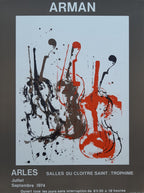 Arman original art poster - 19.4"×25.4" (49.2×64.5cm)
