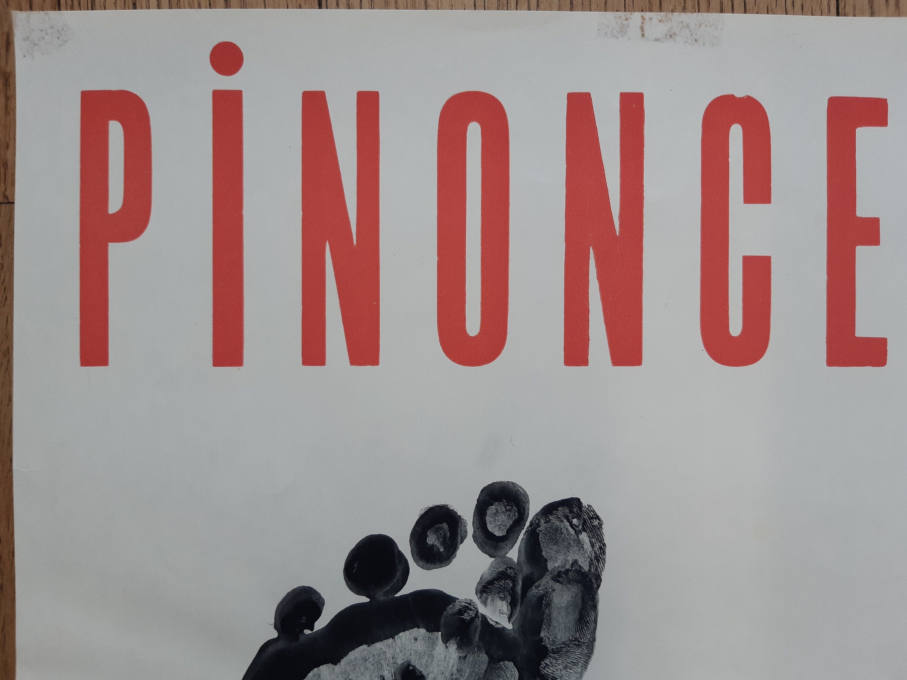 Pinoncelli original art poster - 16.2"×22.1" (41.2×56.1cm)