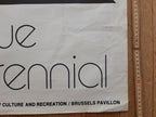Prager Quadriennale Originalkunstposter – 71,5 cm × 97,5 cm
