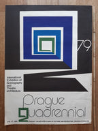 Prager Quadriennale Originalkunstposter – 71,5 cm × 97,5 cm