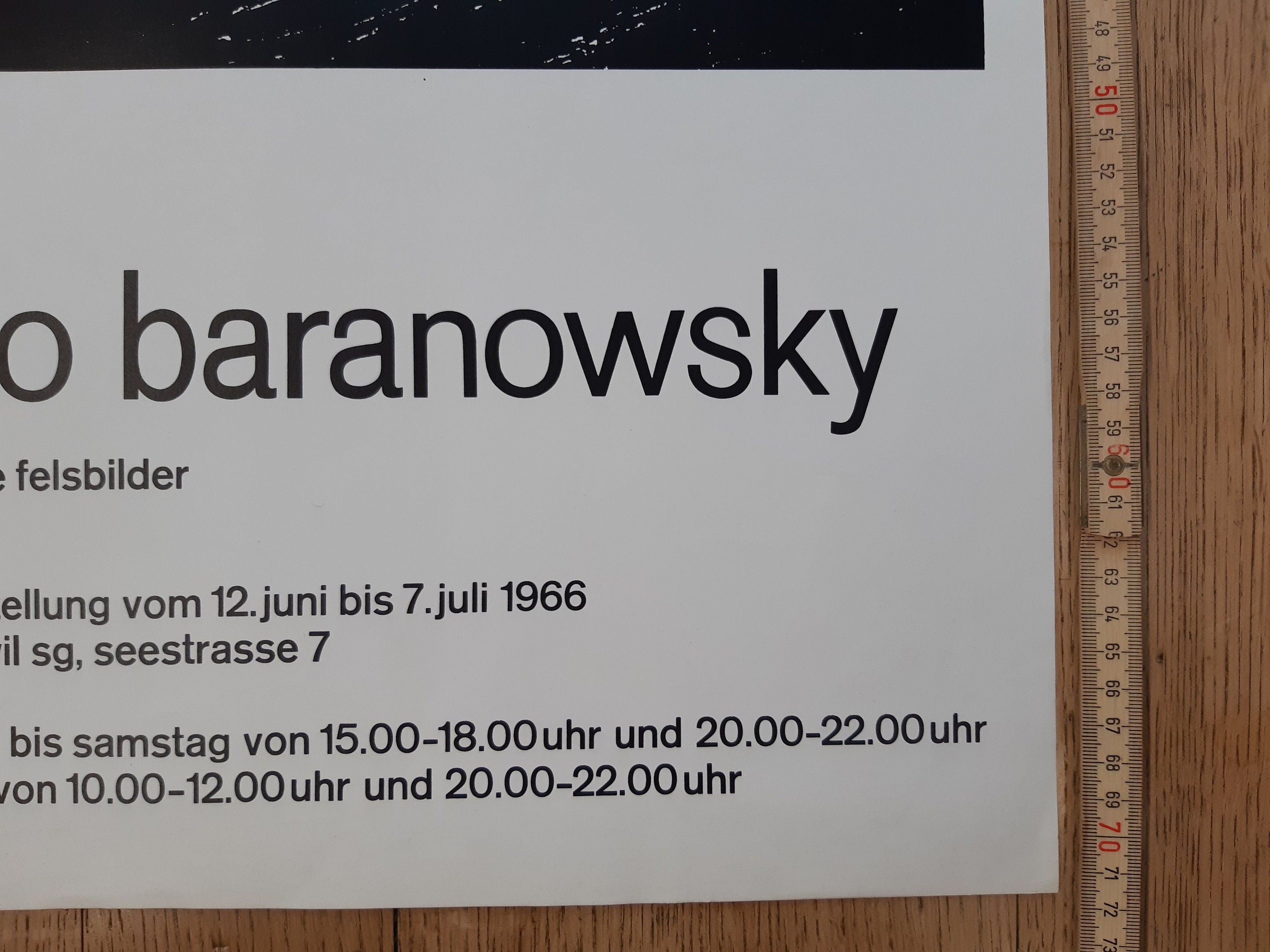 Otto Baranowsky original art poster - 17.7"×28.3" (45×72cm)