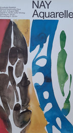 Ernst Nay Original-Kunstposter – 34 × 61 cm