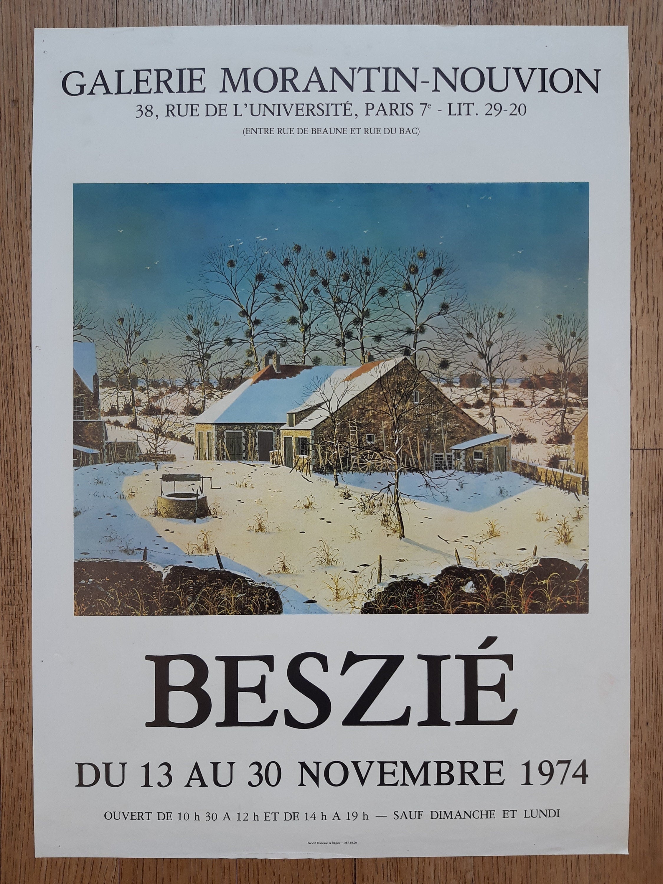 Beszié original art poster - 16.9"×23.6" (43×60cm)