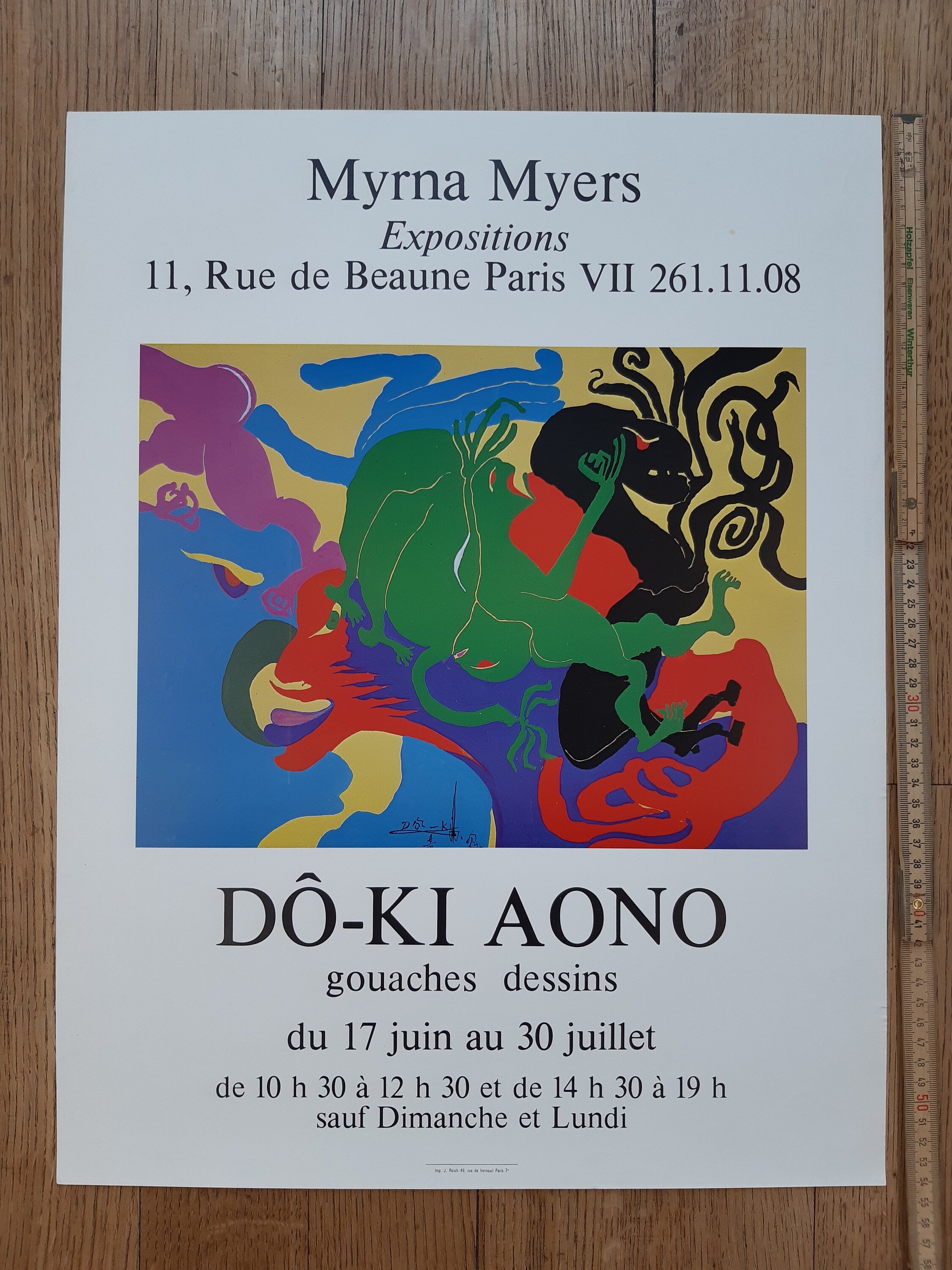 Do-Ki Aono Original-Kunstposter – 42 × 54,5 cm