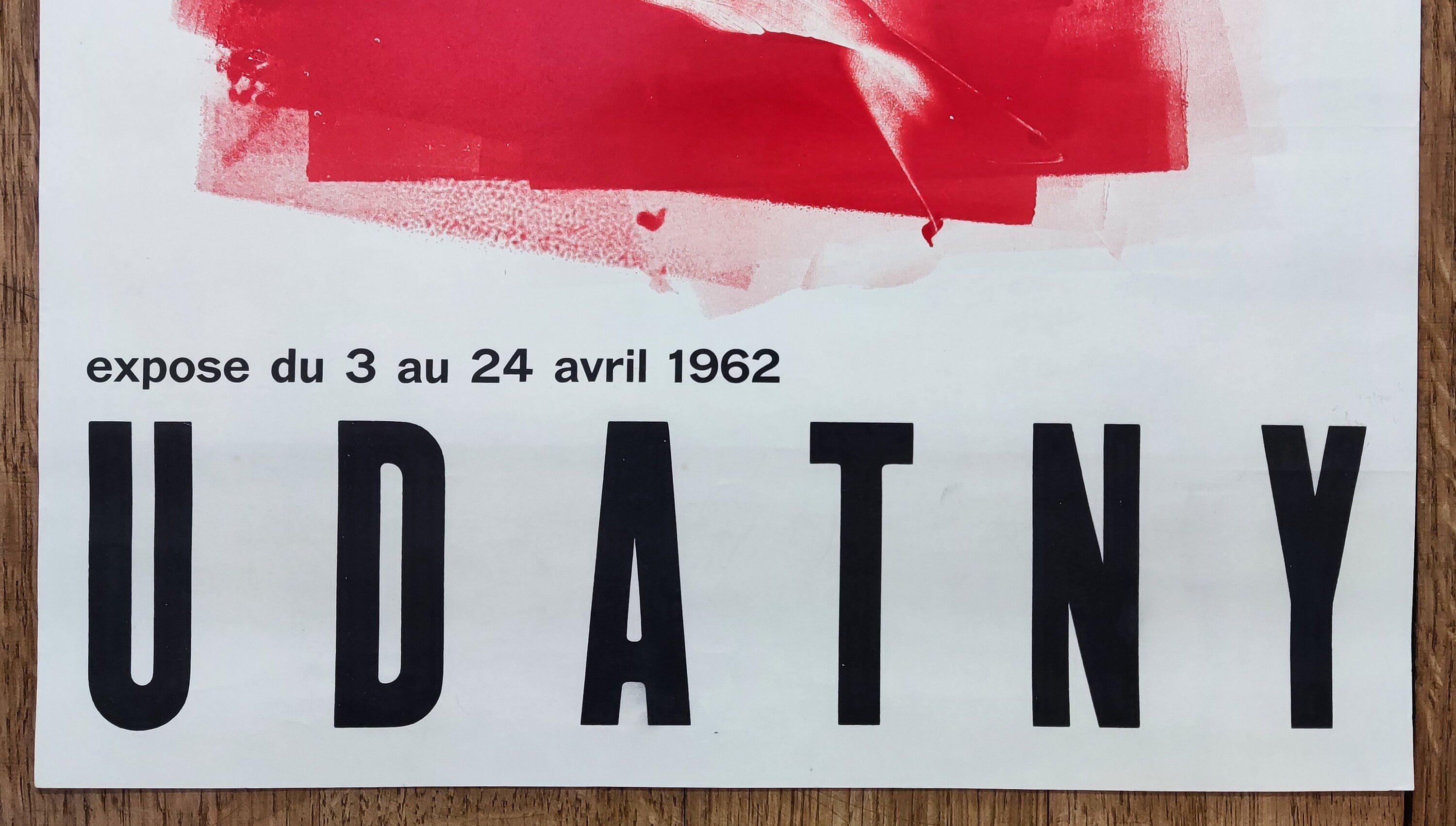 Vladimir Udatny Originalkunstposter – 32 × 70 cm