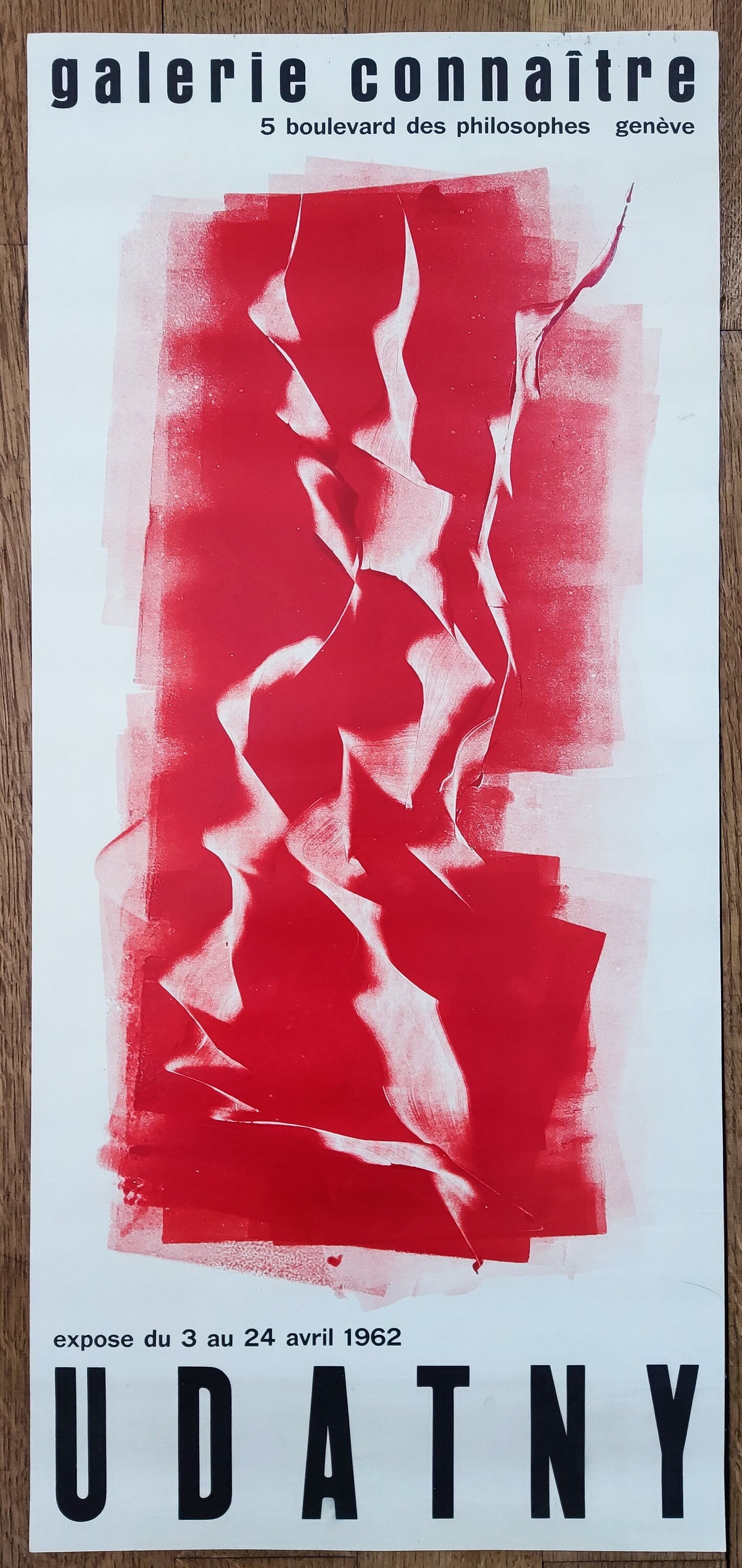 Vladimir Udatny Originalkunstposter – 32 × 70 cm