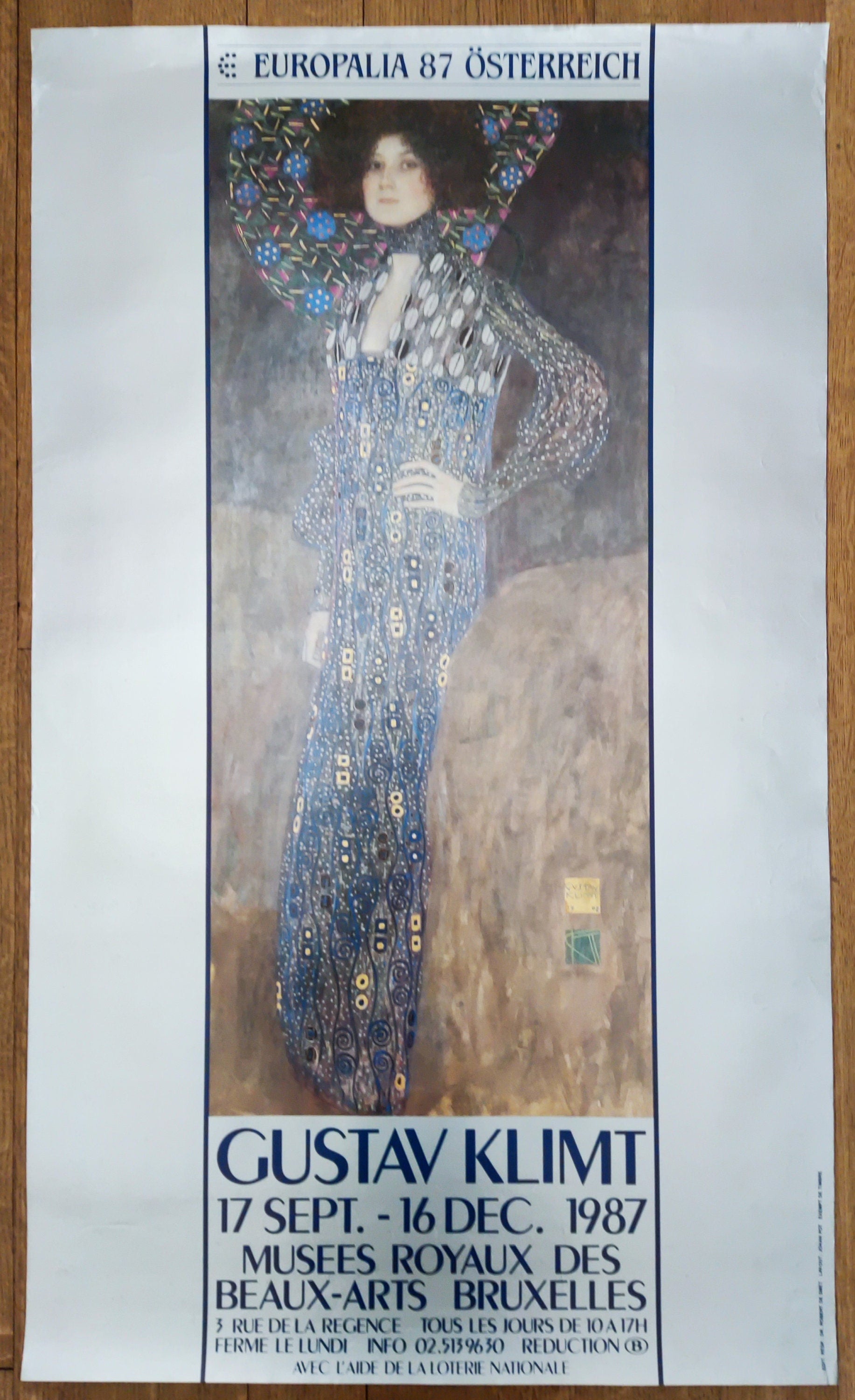 Gustav Klimt Original-Kunstposter – 58,5 × 98,4 cm (23,0″ × 38,7″)