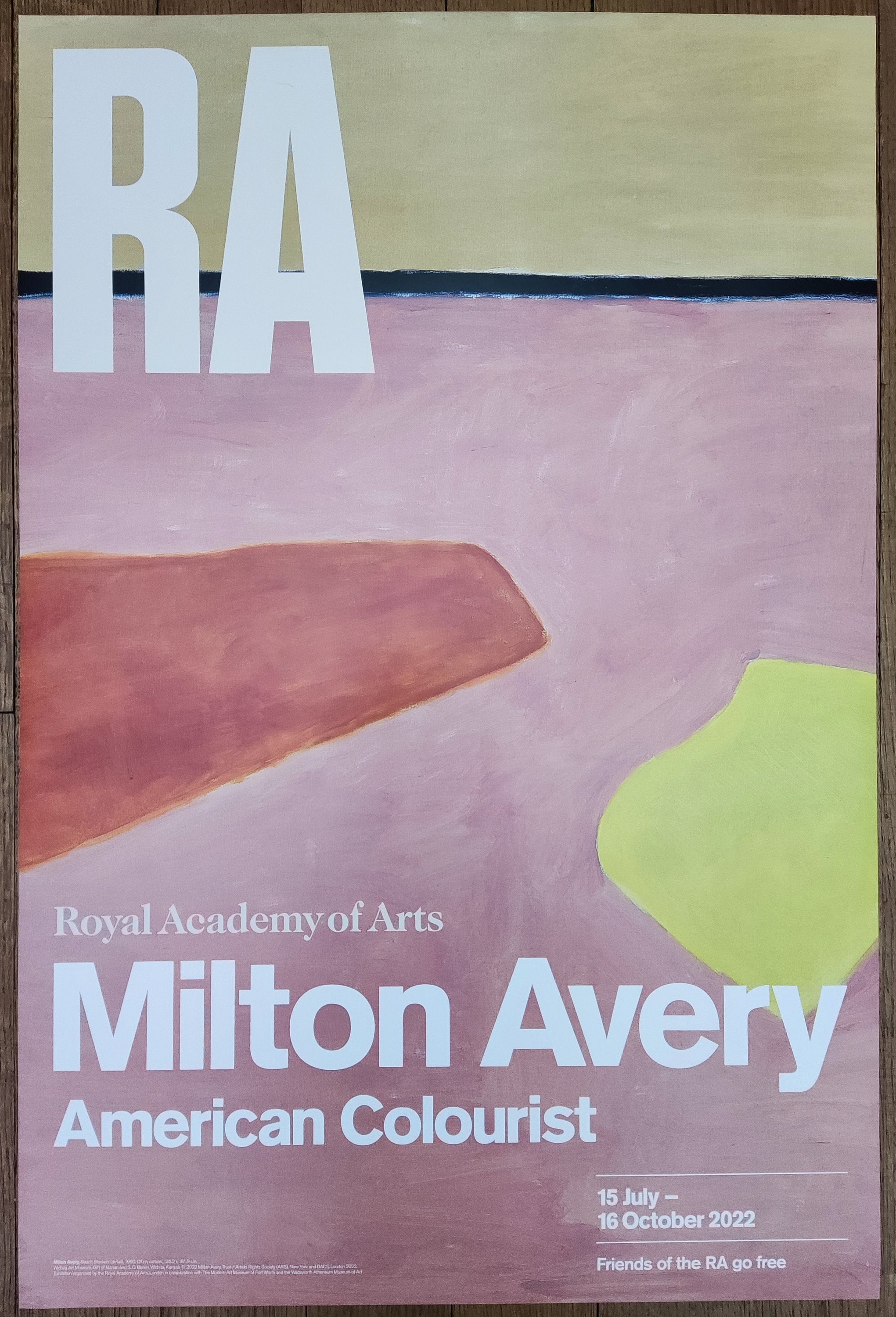 Milton Avery Original Kunstposter - 51×76cm (20,1"×29,9")