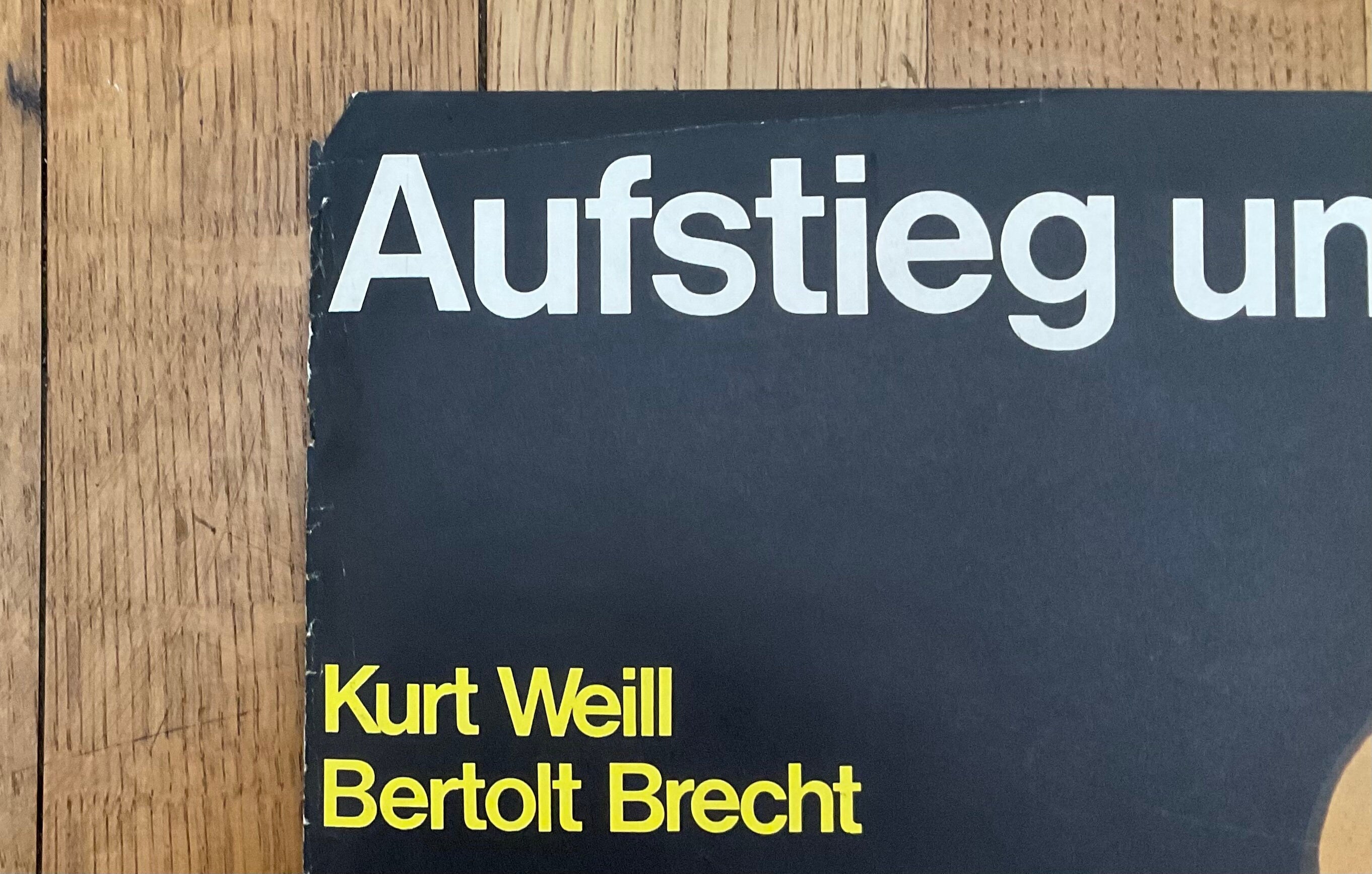 Originalplakat Opernhaus Zürich – 90,5×127,5 cm (35.6"×50.2")
