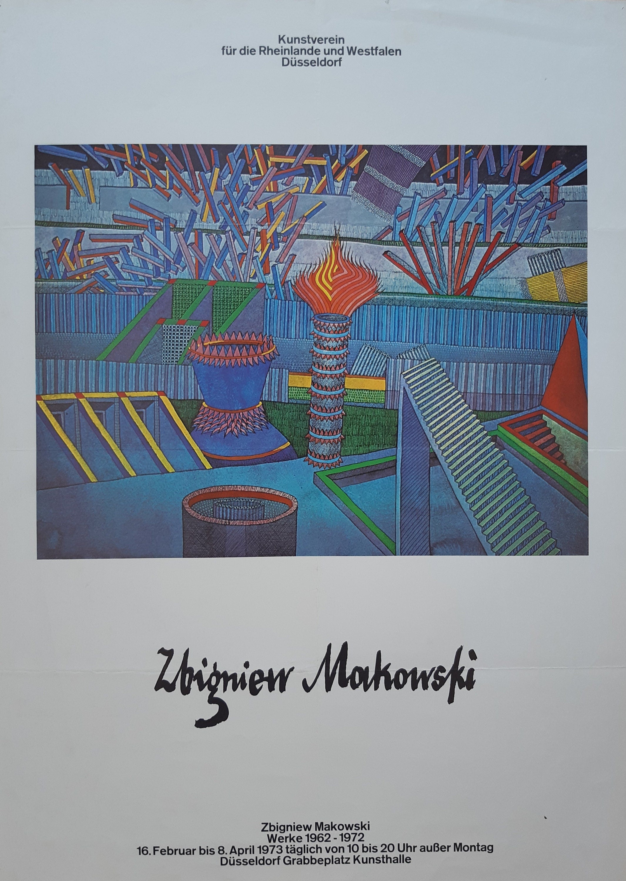 Zbigniew Makowsky Original-Kunstdruck-Poster – 59,4×84 cm (23.4"×33.1")