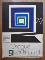 Prager Quadriennale Originalkunstposter – 71,5 cm × 97,5 cm