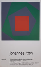 Johannes Itten original art poster - 20.1"×30.0" (51×76.2cm)
