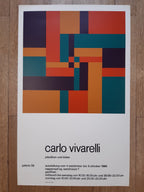Carlo Vivarelli original art poster - 17.7"×28.5" (45×72.5cm)