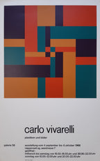 Carlo Vivarelli original art poster - 17.7"×28.5" (45×72.5cm)