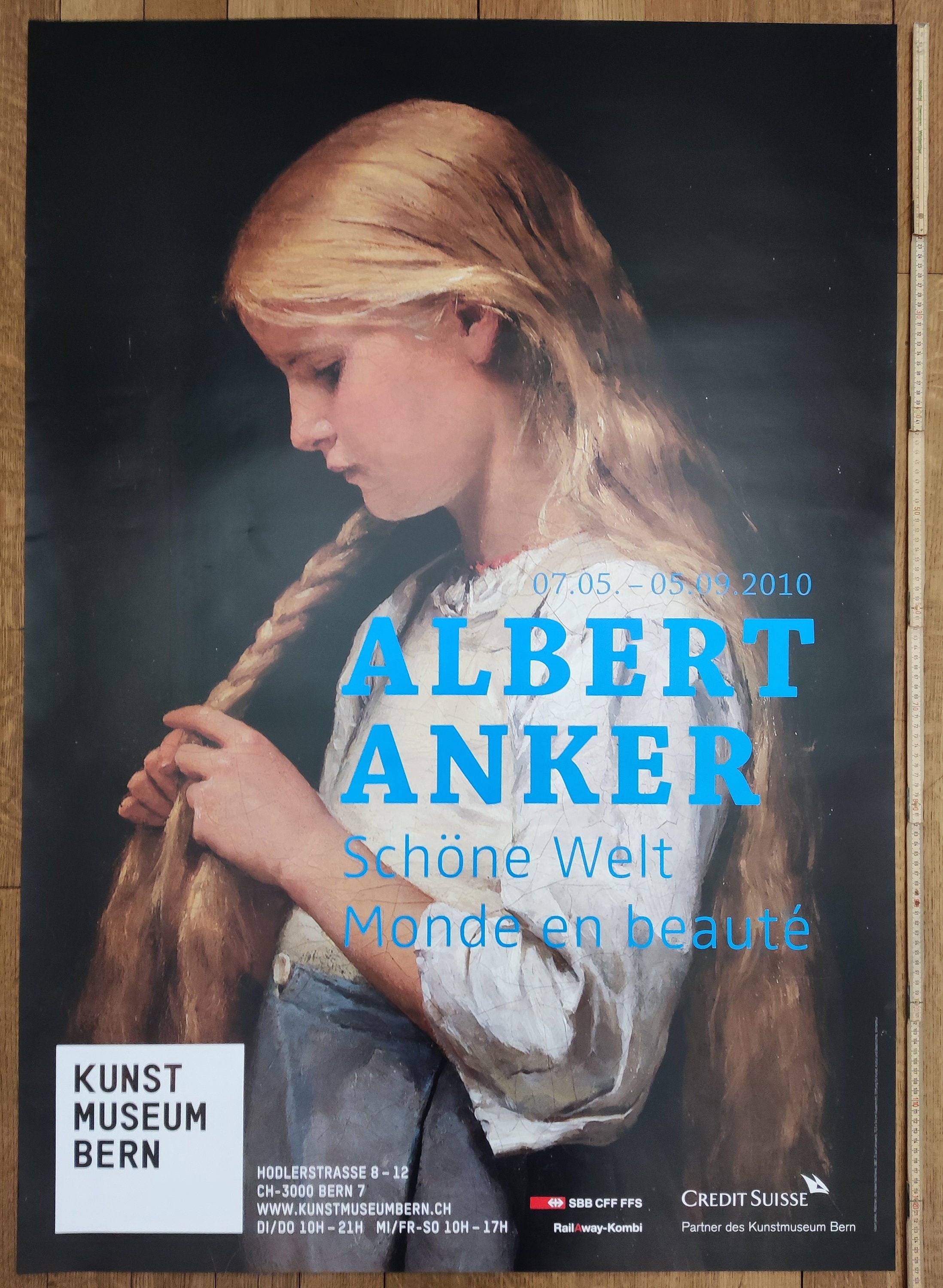 Albert Anker art poster - 35.4"×50.4" (90×128cm)