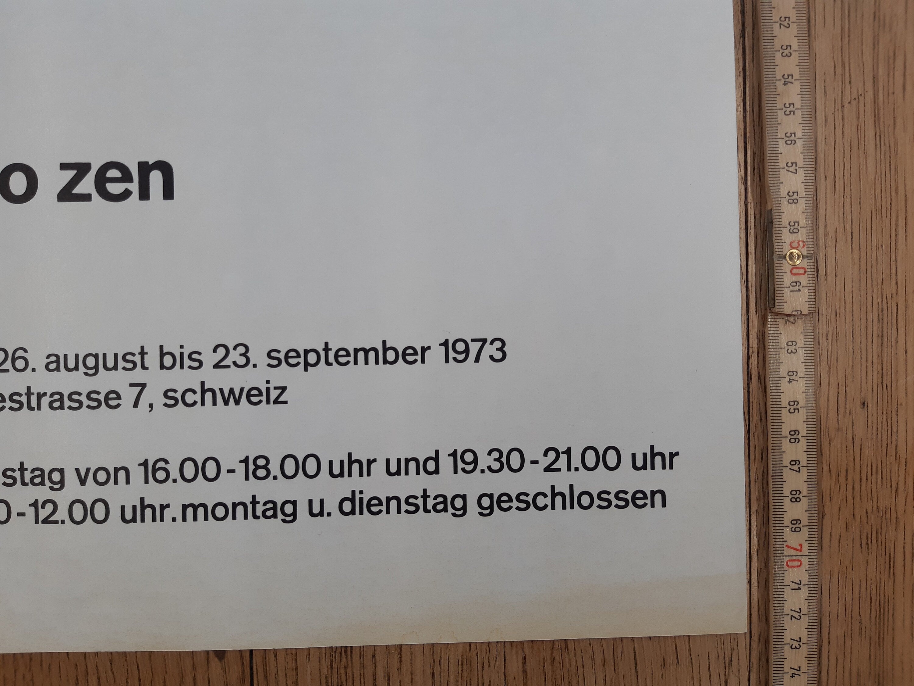 Giancarlo Zen Original-Kunstposter – 45 × 73 cm