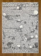 Bernhard Luginbühl original art poster - 35.6"×50.2" (90.3×127.5cm)