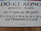 Do-Ki Aono Original-Kunstposter – 42 × 54,5 cm