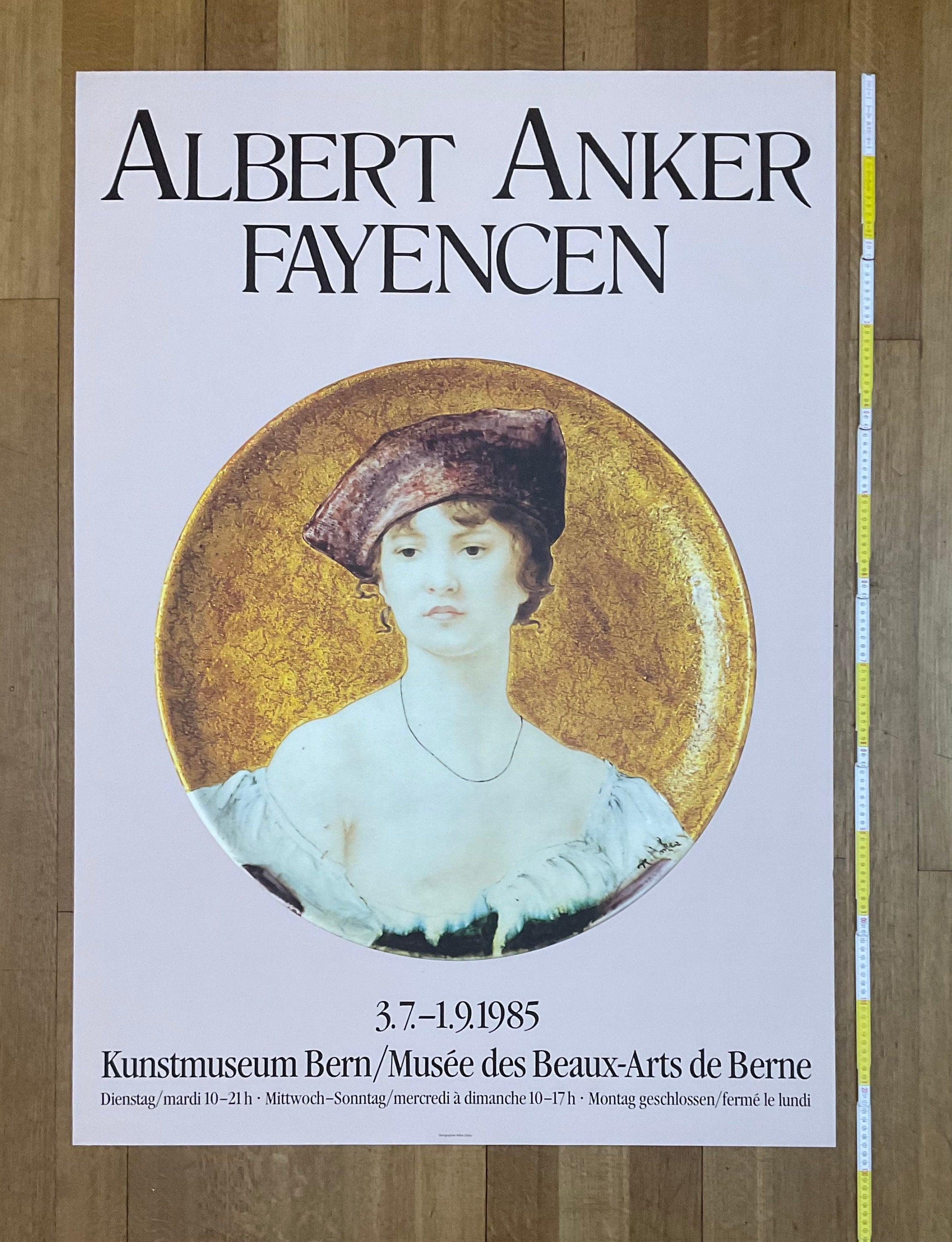 Albert Anker original art poster - 35.6"×50.4" (90.5×128cm)