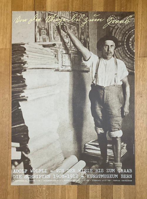 Adolf Wöfli original art poster - 35.6"×50.4" (90.5×128cm)