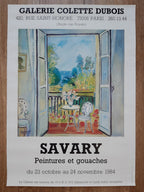Savary original art poster - 17.7"×27.2" (45×69cm)