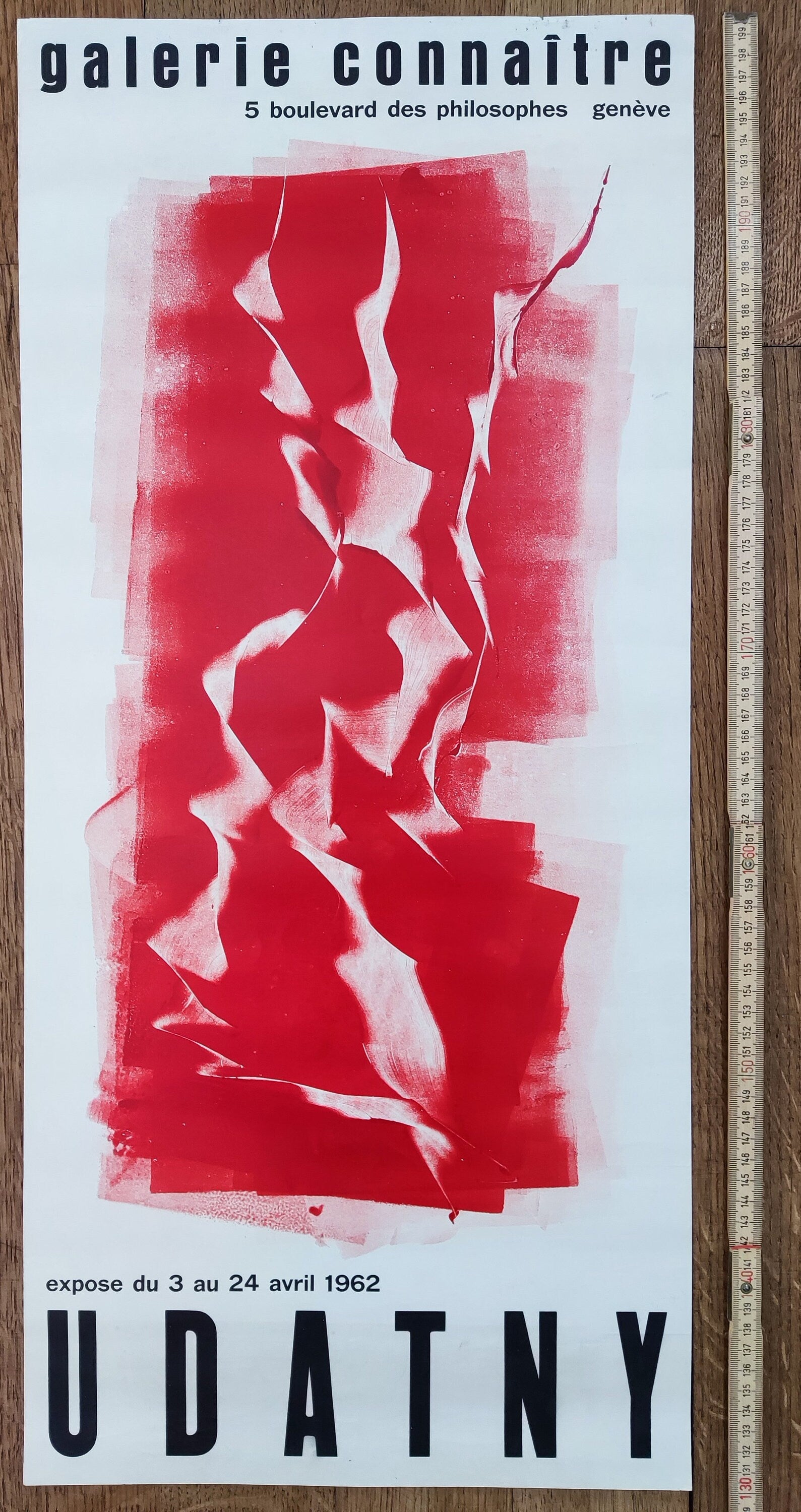 Vladimir Udatny Originalkunstposter – 32 × 70 cm