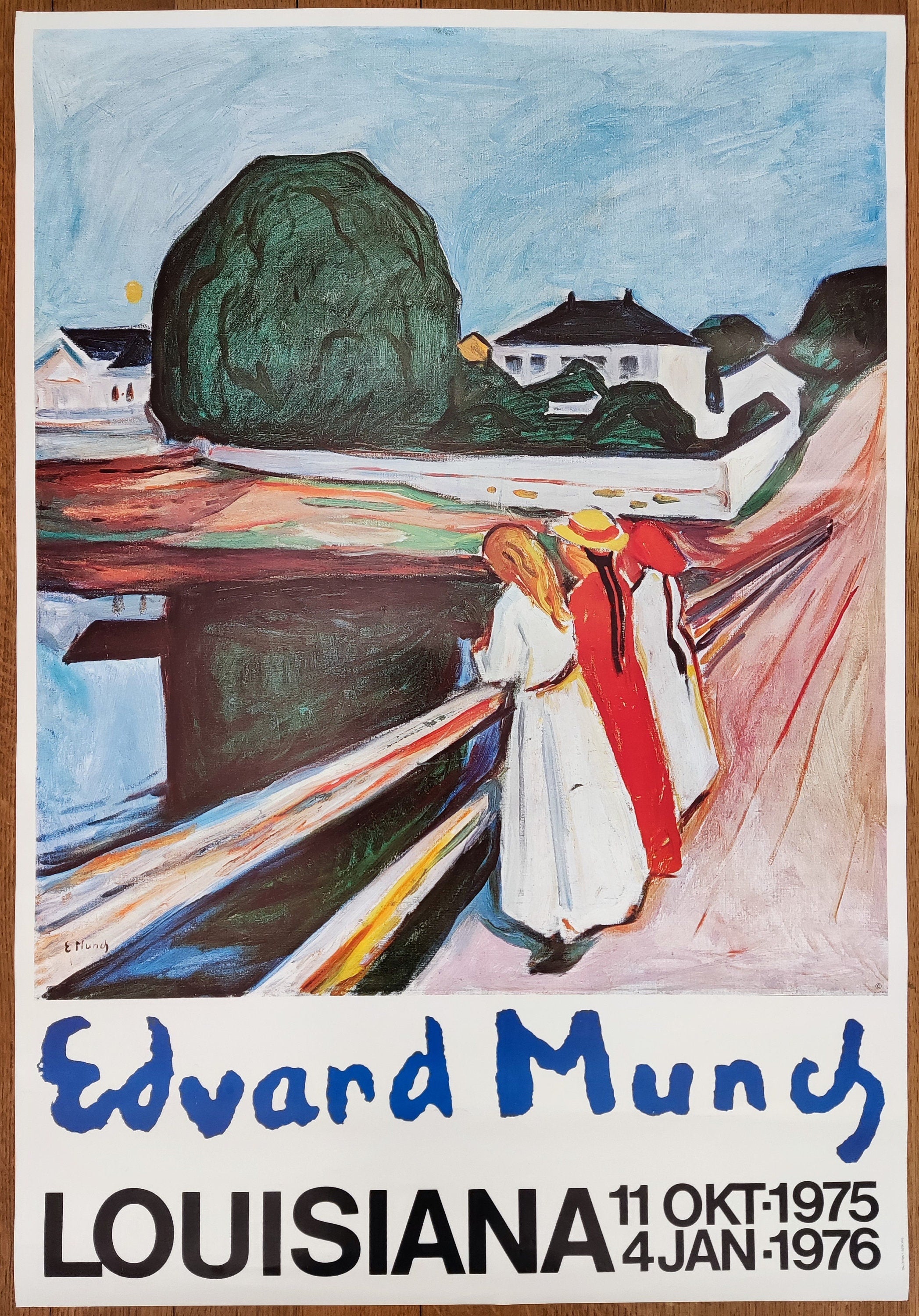 Eduard Munch Original Kunstdruckposter - 24,5"×43,4" (62,2×110,2cm)