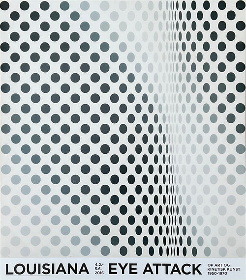 Bridget Riley art exhibition poster - 23.2"×26.8" (59×68cm)