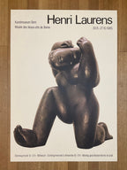 Henri Laurens original art poster - 35.6"×50.4" (90.5×128cm)
