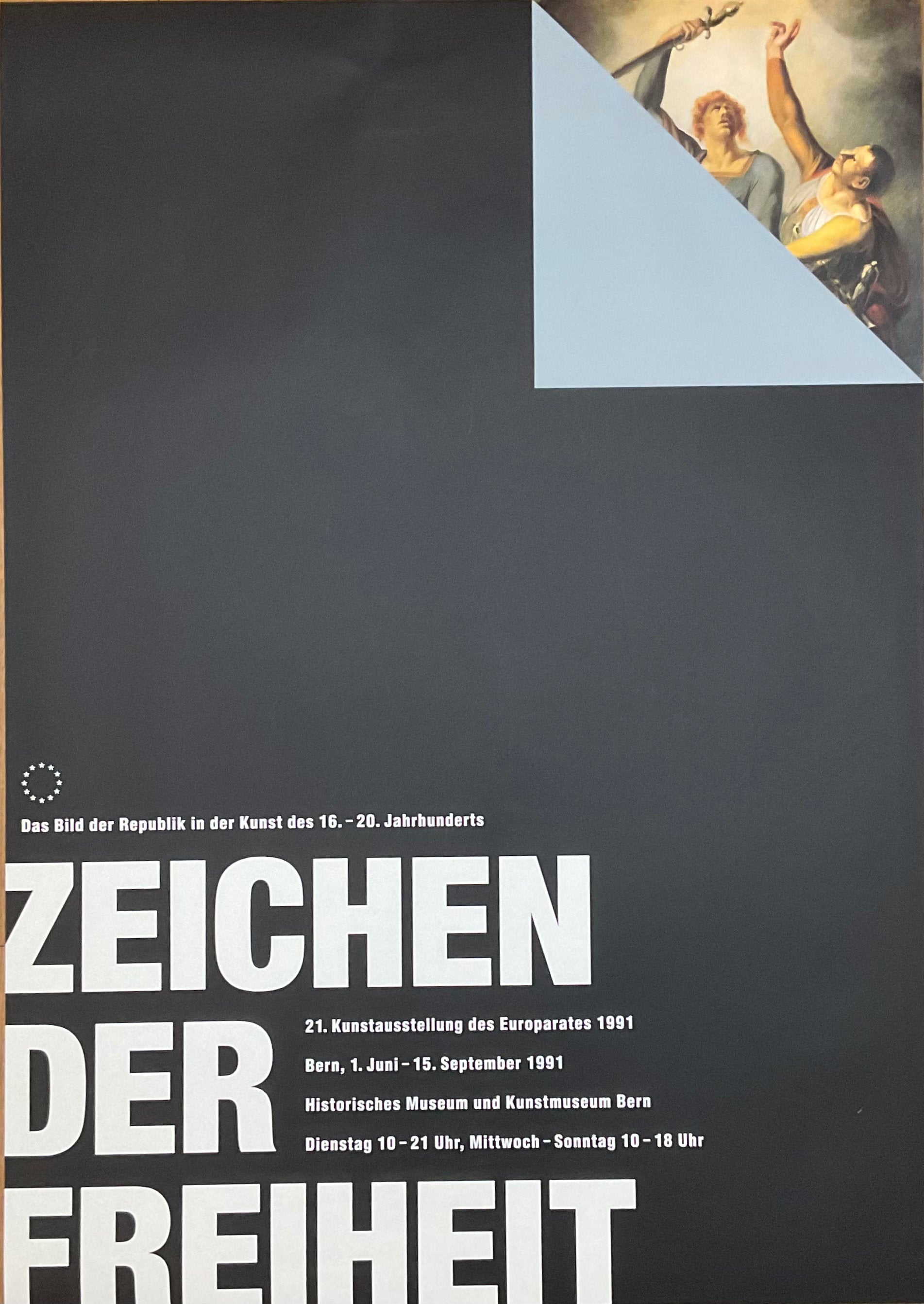 Zeichen der Freiheit Original-Kunstposter - 35.6"×50.2" (90.5×127.5cm)