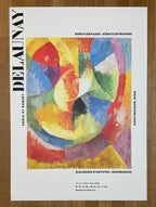 Sonia & Robert Delaunay original art poster - 35.6"×50.2" (90.5×127.5cm)
