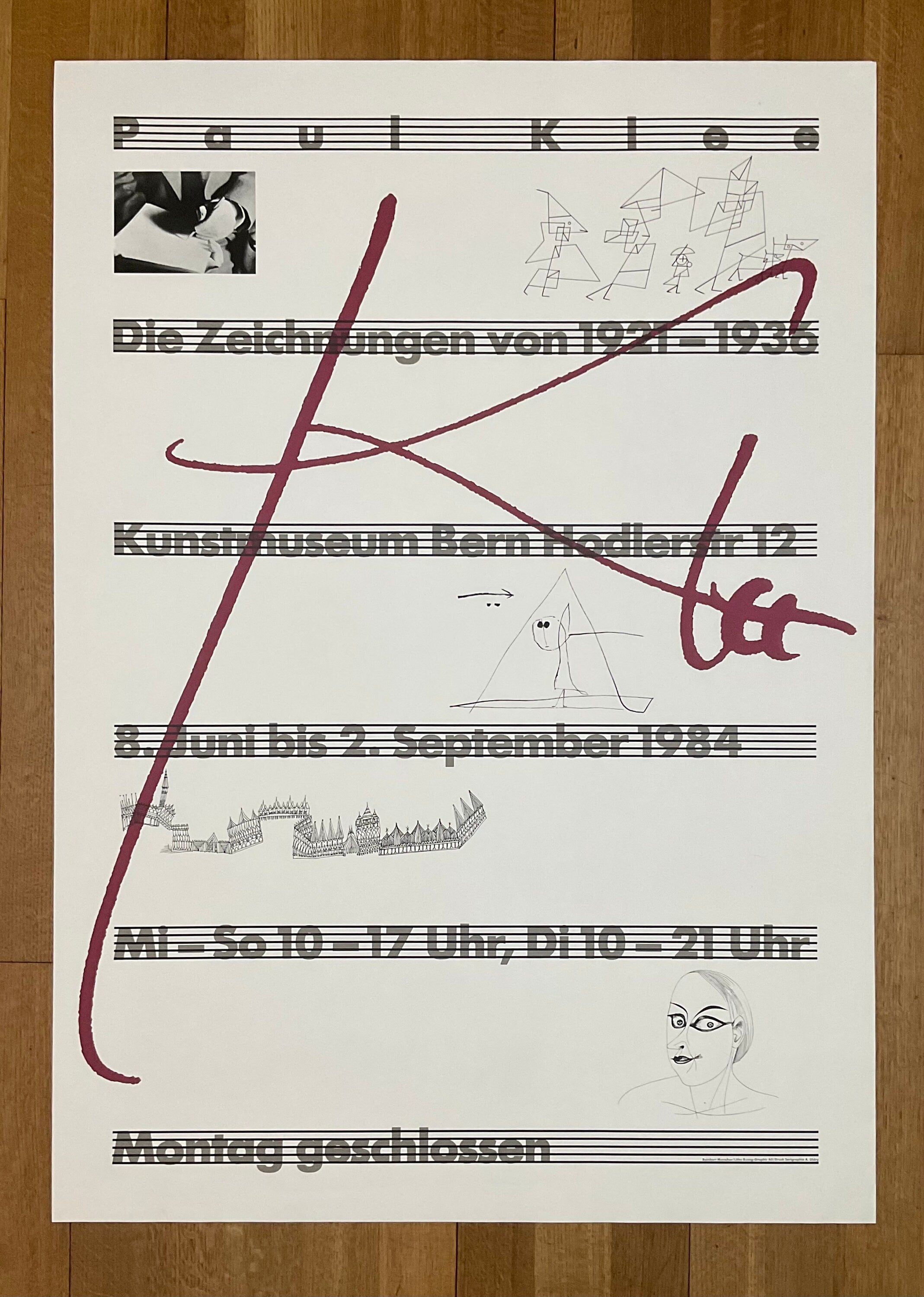 Paul Klee Original-Kunstposter - 90,5×128cm (35.6"×50.4")