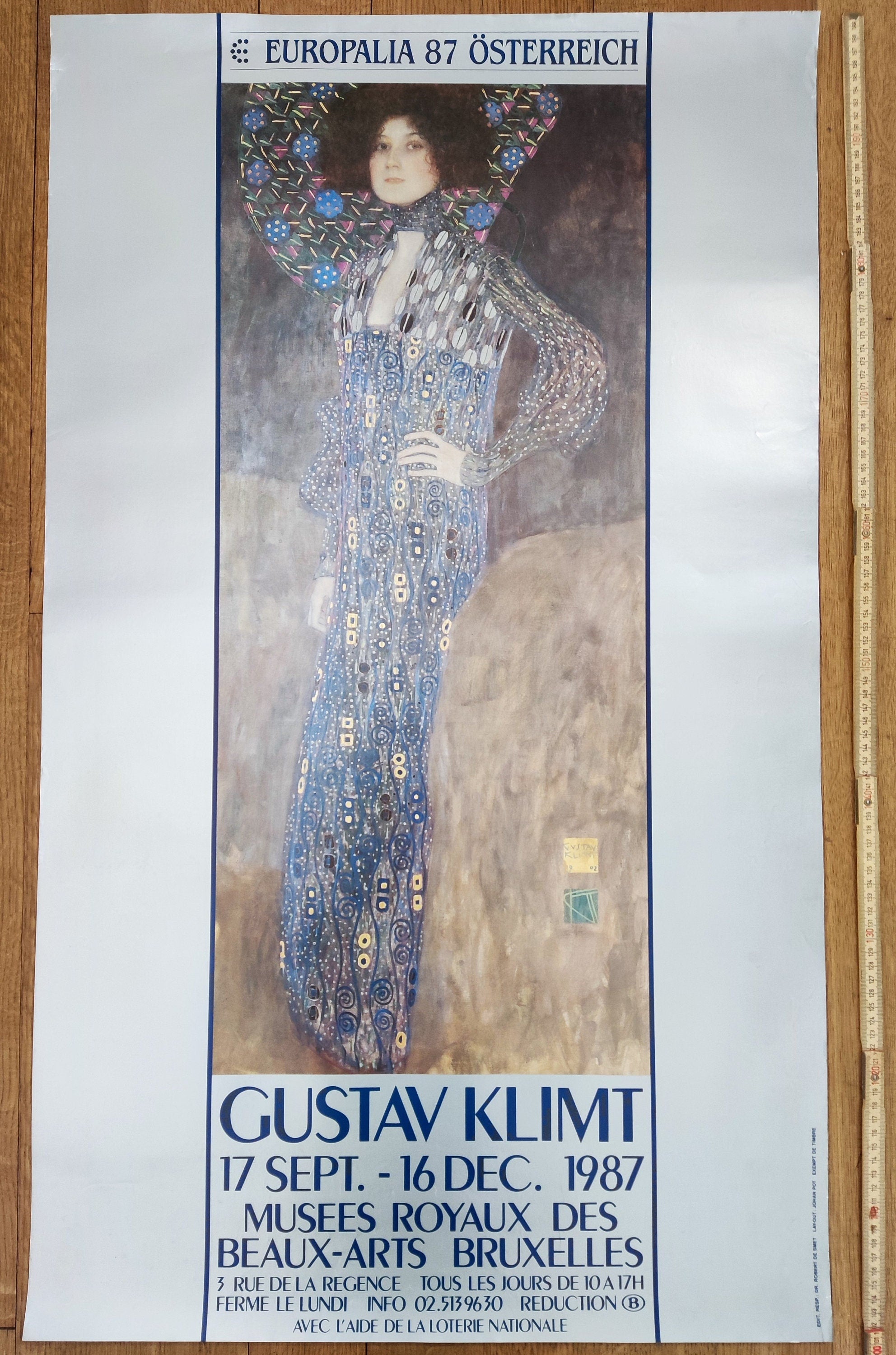 Gustav Klimt Original-Kunstposter – 58,5 × 98,4 cm (23,0″ × 38,7″)