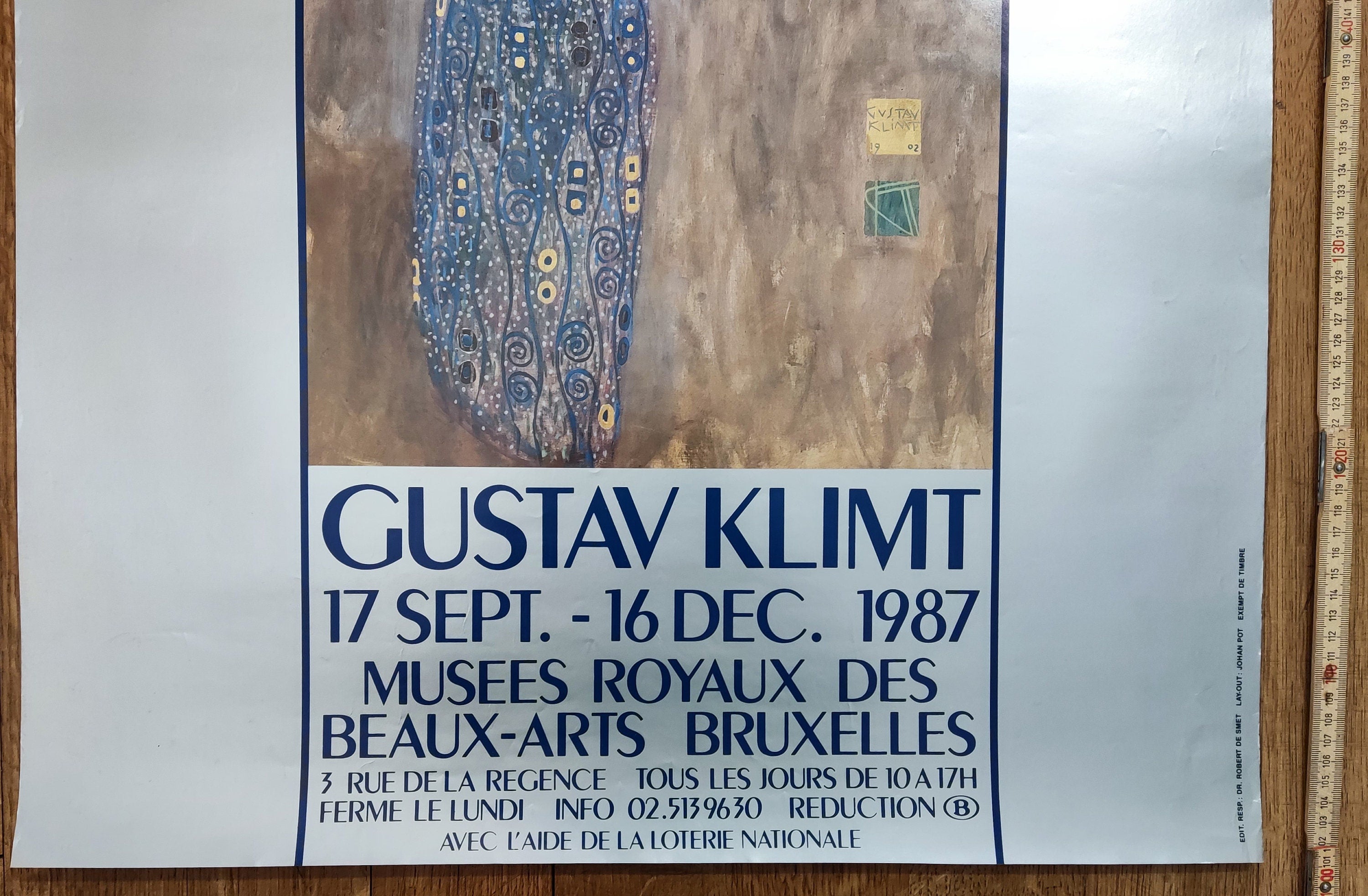Gustav Klimt Original-Kunstposter – 58,5 × 98,4 cm (23,0″ × 38,7″)