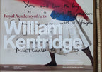 William Kentridge original art poster - 20.1"×29.9" (51×76cm)