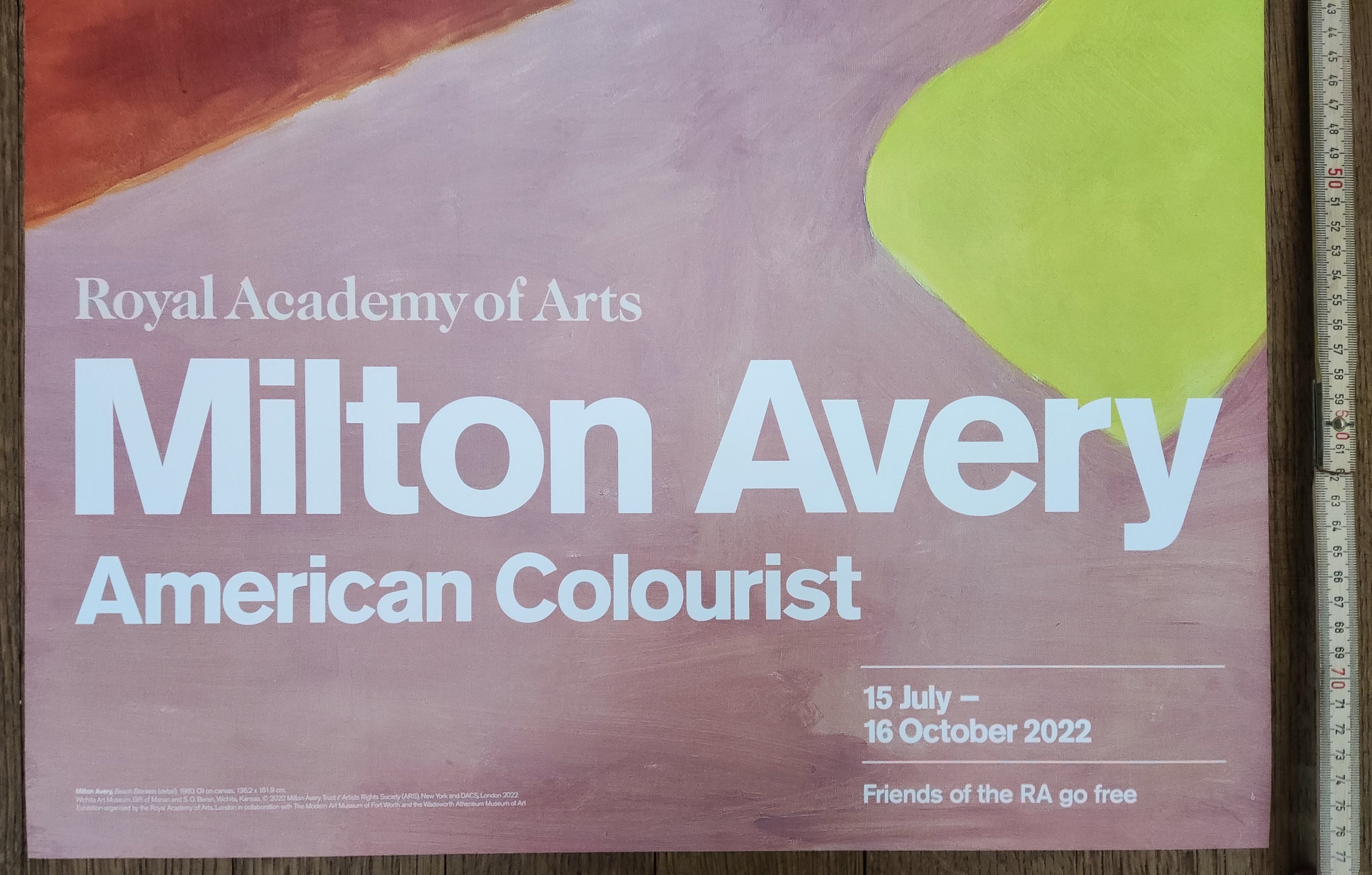 Milton Avery Original Kunstposter - 51×76cm (20,1"×29,9")