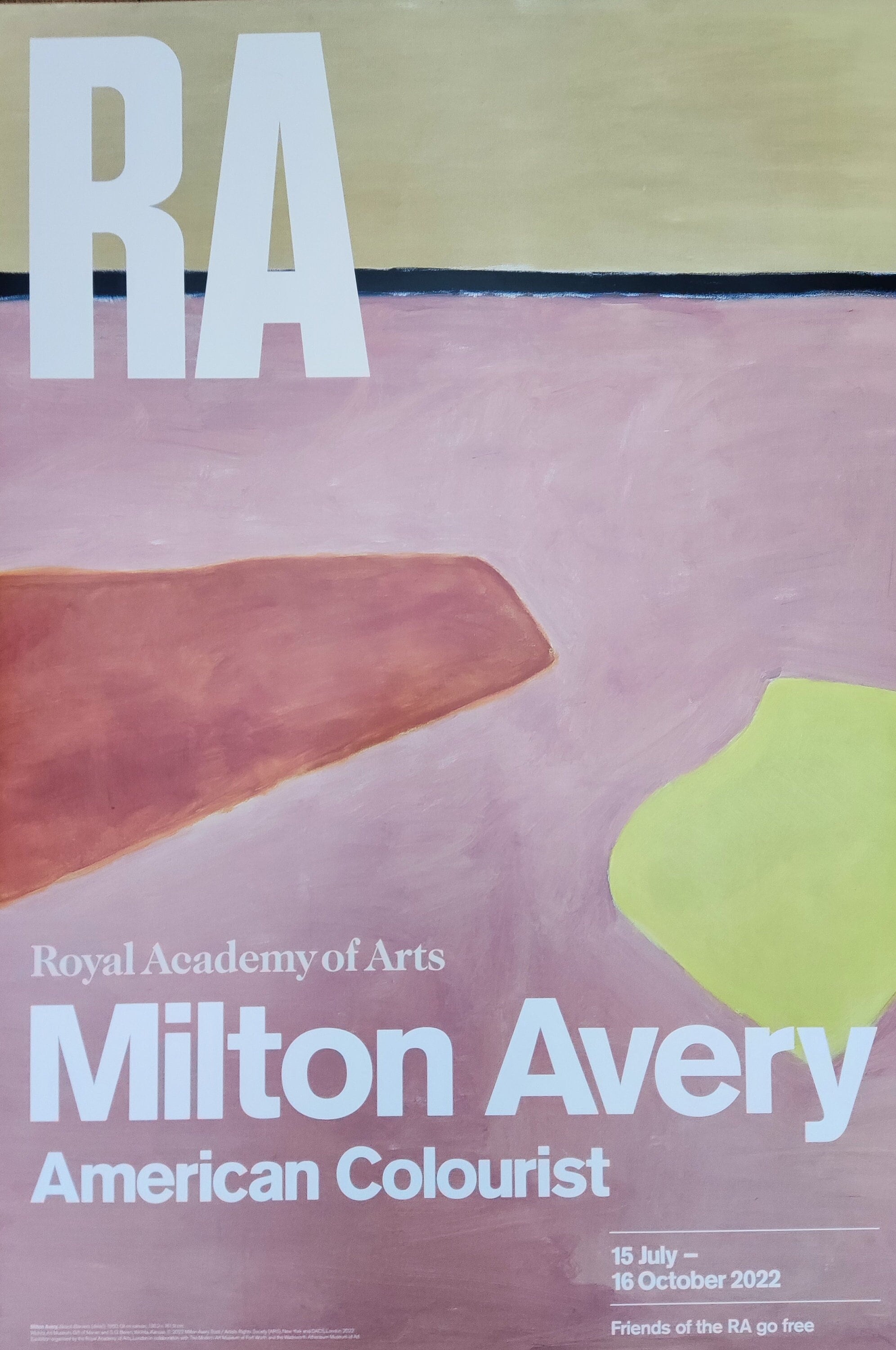 Milton Avery Original Kunstposter - 51×76cm (20,1"×29,9")