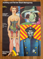 Originalplakat Opernhaus Zürich – 90,5×127,5 cm (35.6"×50.2")