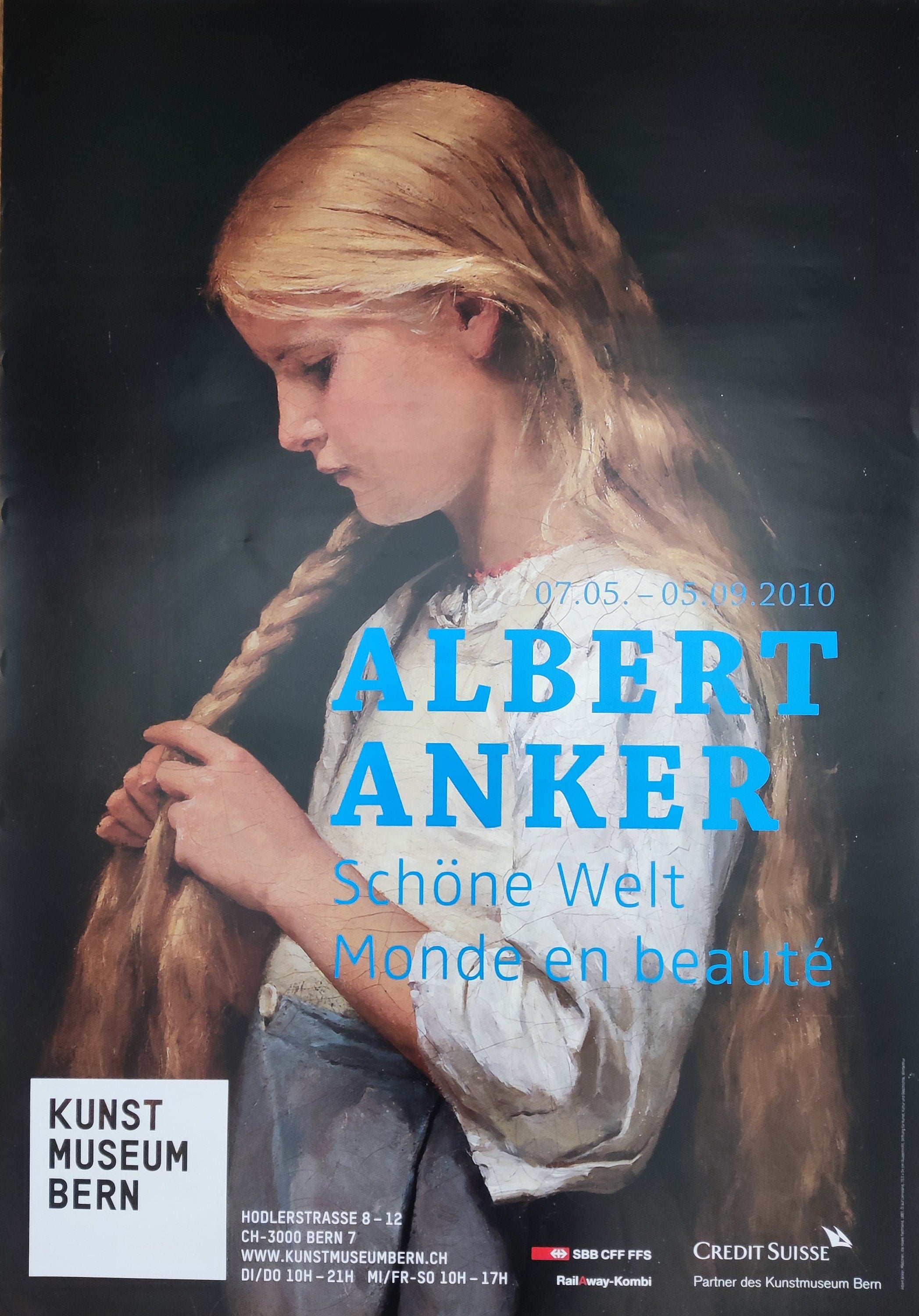 Albert Anker art poster - 35.4"×50.4" (90×128cm)