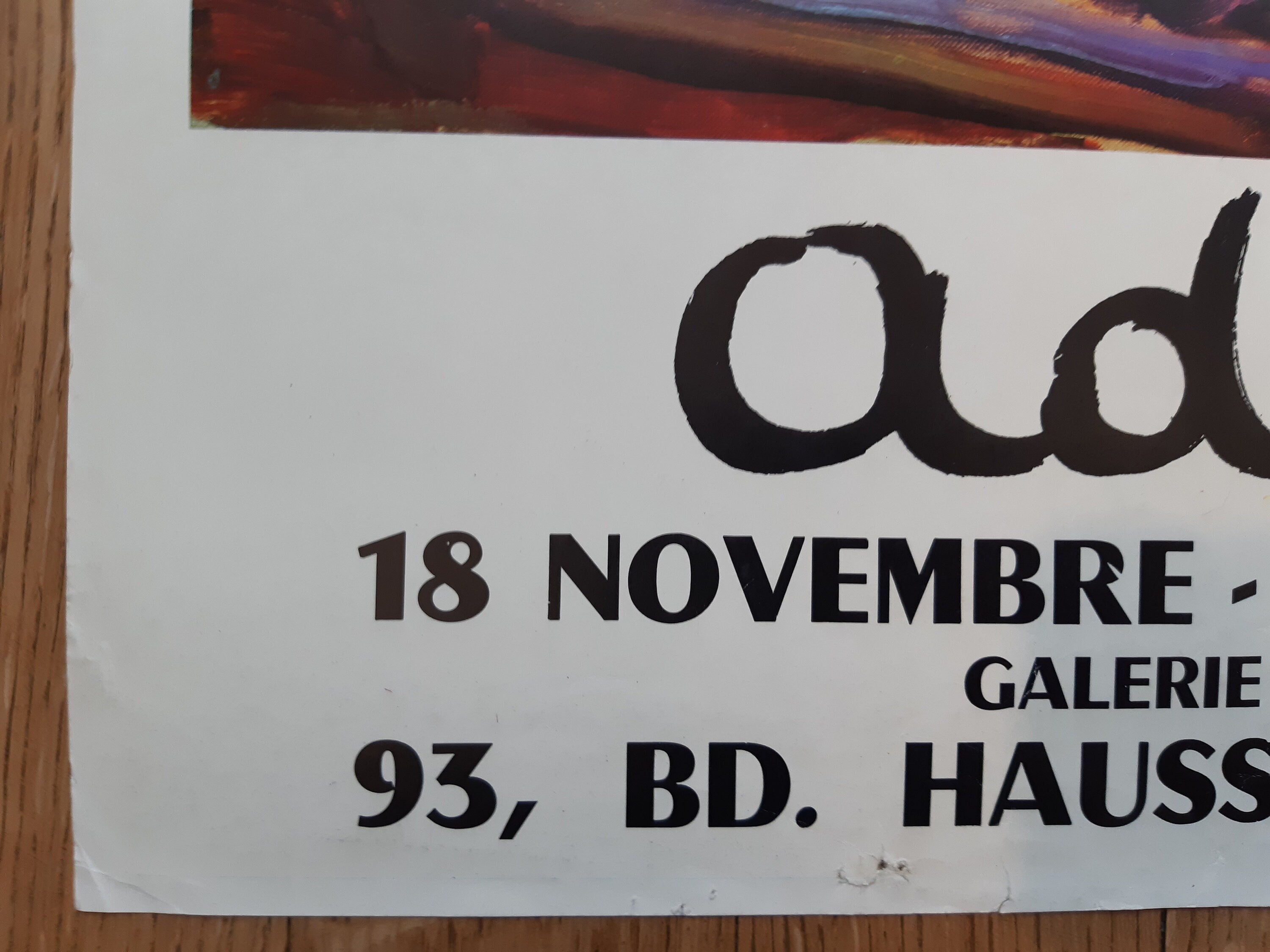 Michel Adlen Vintage-Kunstdruck – 50×71,5 cm