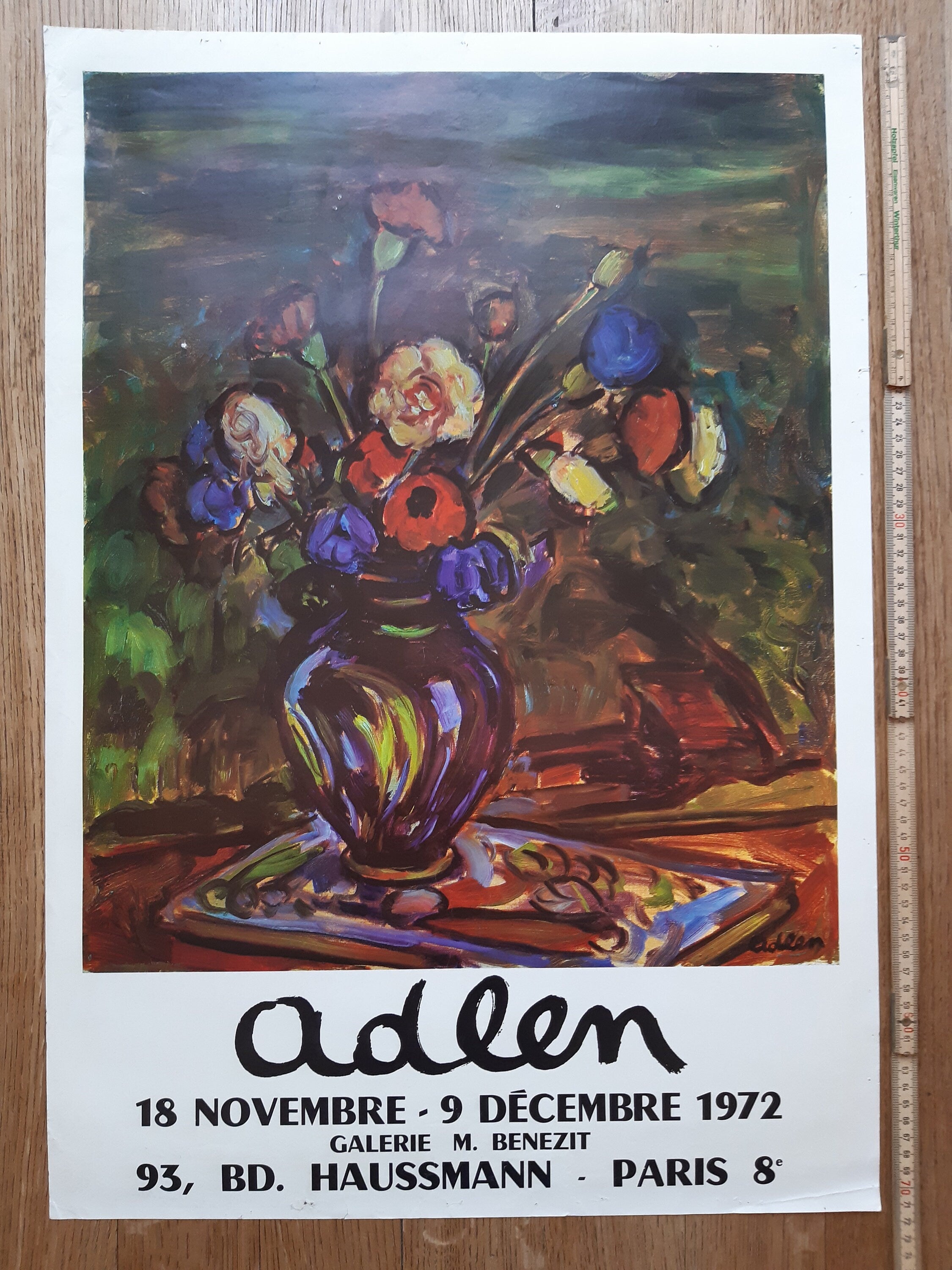 Michel Adlen vintage art poster - 19.7"×28.1" (50×71.5cm)