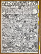 Bernhard Luginbühl original art poster - 35.6"×50.2" (90.3×127.5cm)