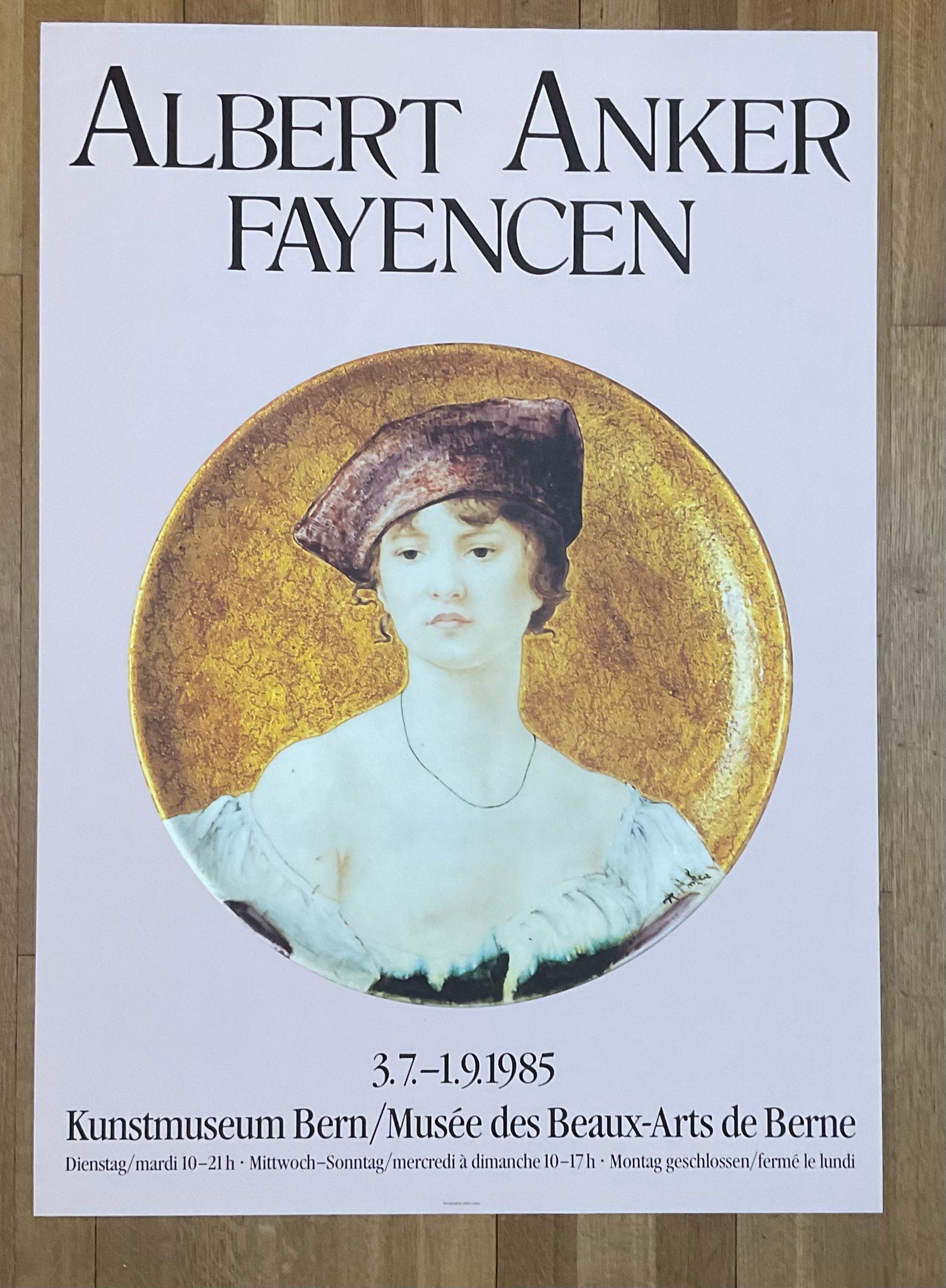 Albert Anker original art poster - 35.6"×50.4" (90.5×128cm)