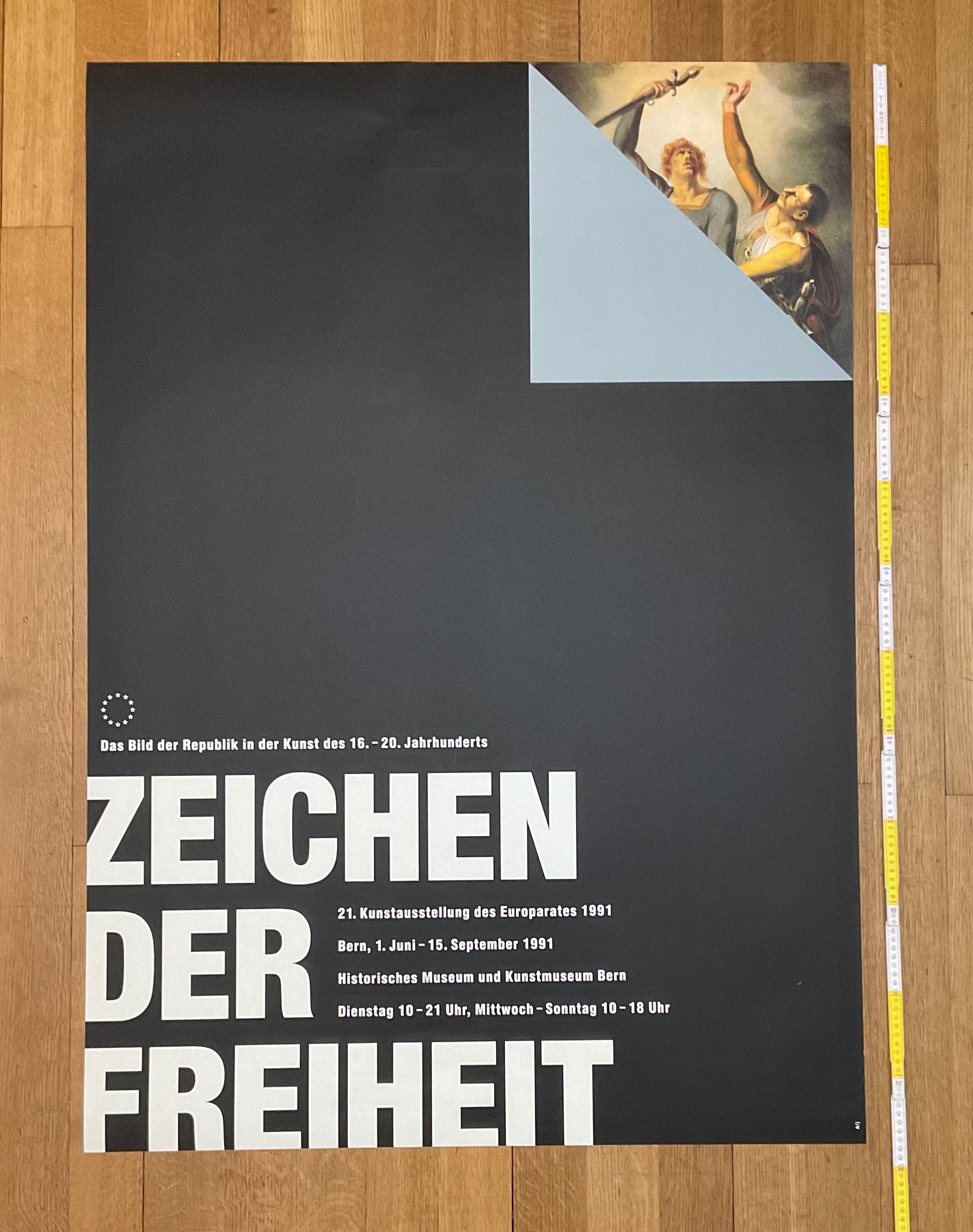 Zeichen der Freiheit Original-Kunstposter - 35.6"×50.2" (90.5×127.5cm)