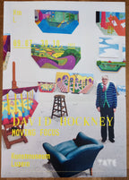David Hockney Art exhibition Poster - 35.6"×50.4" (90.5×128cm)
