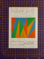 Max Bill Originalplakat + signierte Einladungskarte – 68×98 cm